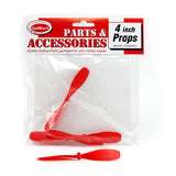 Guillow - Red Plastic Propellers (3 propellers)