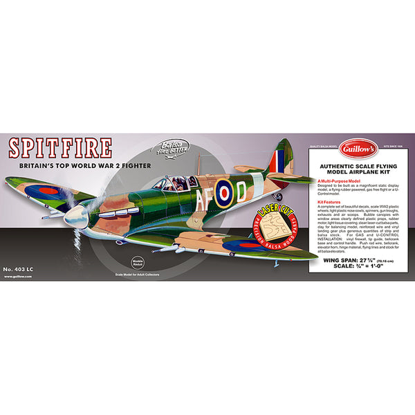 Guillow - Supermarine Spitfire Model Kit