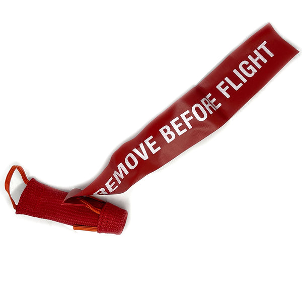 Sesame Technologies - Double Wall Kevlar Round Pitot Cover with 2" x 12" Red Streamer | KPC3-480-325