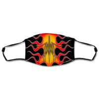 Flames With Pinstripes Mask