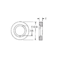 Steel Recessed Washer | MS20002C5