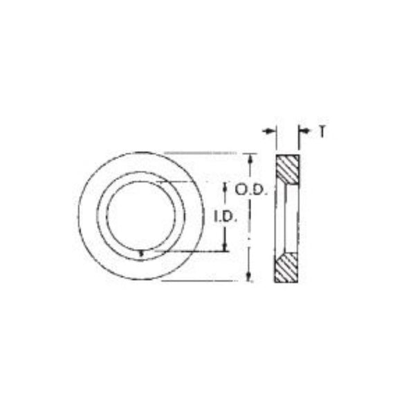 Ms20002 Steel Recessed Washer | MS20002C5 – Pilots HQ LLC.