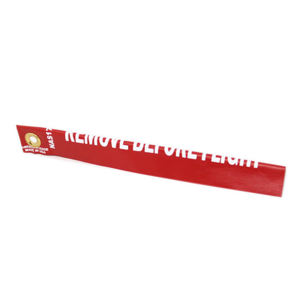 National Aerospace Standard - Red, White 12 in Remove Before Flight Streamer | NAS1756-12