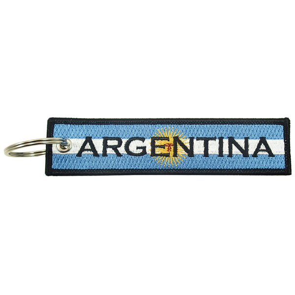 Embroidered Keychain, Argentina