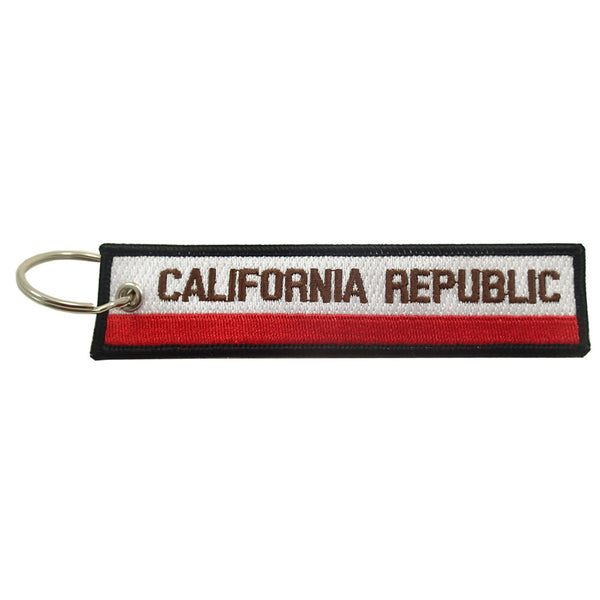 Embroidered Keychain, California