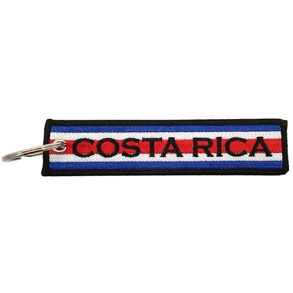 Embroidered Keychain, Costa Rica