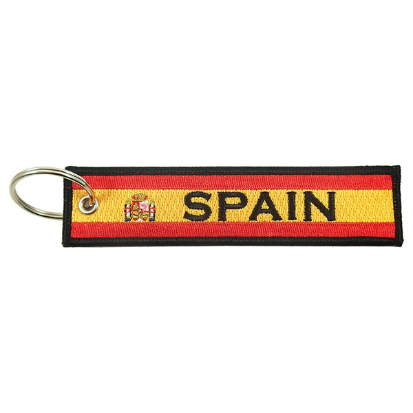 Embroidered Keychain, Spain