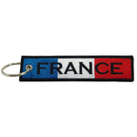 Embroidered Keychain, France