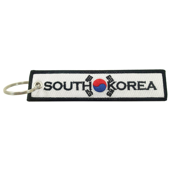 Embroidered Keychain, South Korea