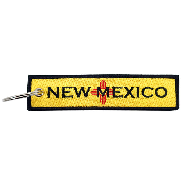 Embroidered Keychain, New Mexico