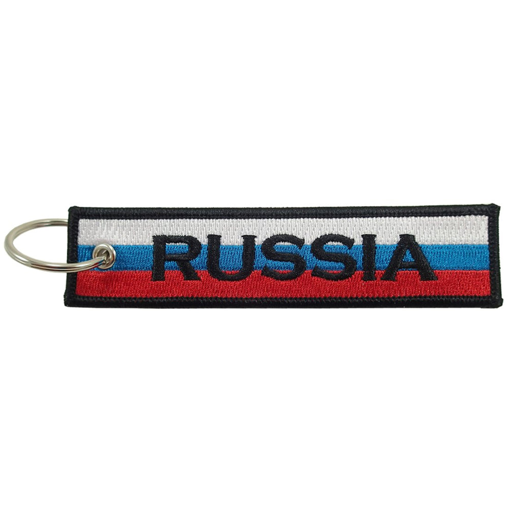 Embroidered Keychain, Russia – Pilots HQ LLC.
