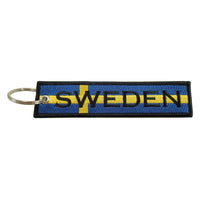 Embroidered Keychain, Sweden – Pilots HQ LLC.