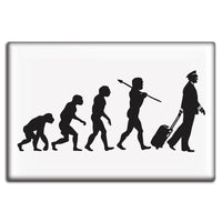 Luso Aviation - Fridge Magnet, Evolution Of The Pilot | NLUS632-EVO