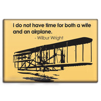 Luso Aviation - Fridge Magnet, Wife Vs. Airplane | NLUS632-WVA