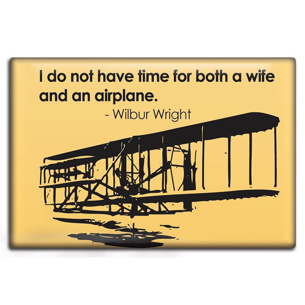 Luso Aviation - Fridge Magnet, Wife Vs. Airplane | NLUS632-WVA