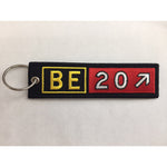 Embroidered Keychain, Beechcraft Be20