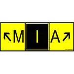 Pilot Expressions - Sticker Miami Taxiway Sign (Mia) | NPEX300-MIA