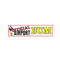 DeGroff - Official Airport Bum Mini Sticker | N TRE 333