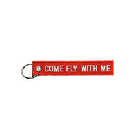 Come Fly with Me Embroidered Key Chain