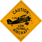 Aero Phoenix - Metal Sign, Caution Low Flying Aircraft