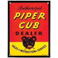 Aero Phoenix - Metal Sign, Piper Cub Dealer | N APX 415