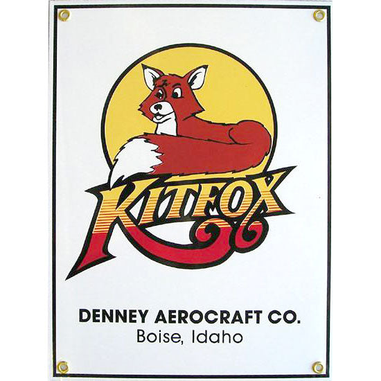 Aero Phoenix - Metal Sign, Kitfox, Denney Aerocraft Co.