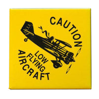 Aero Phoenix - Fridge Magnet, Caution Low Flying Aircraft