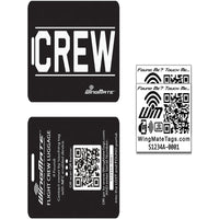 Pilot Expressions - Wingmate Luggage Tag + 2 Stickers | OPEX590-2