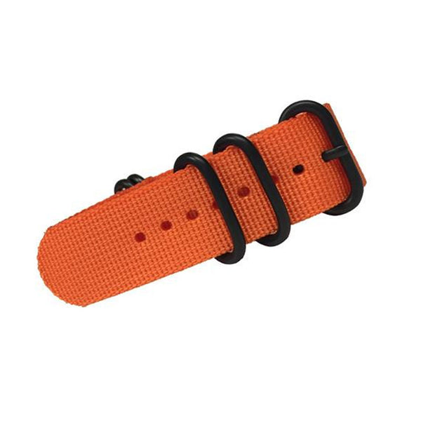 Trintec - 24MM Orange Military Style Strap | OR-WS-24