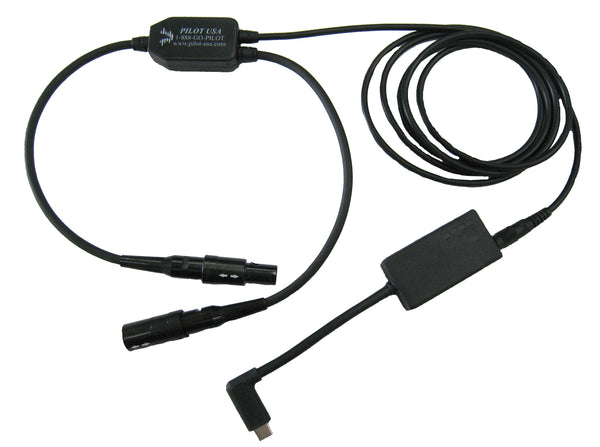 Pilot USA - GoPro HERO5, 6 Audio Recorder Adapter for Bose Panel Mount (6 pin) Headset | PA-80B/HERO5