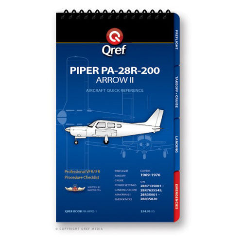 Qref - Piper Arrow II PA-28R-200 Qref Book | PA-ARR2-1