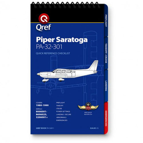 Qref - Piper Saratoga PA-32-301 Qref Book | PA-SAR-1