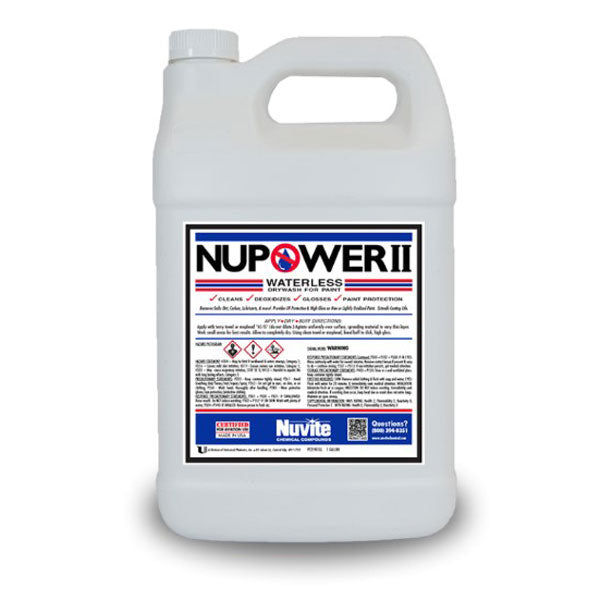 NuPower II - Drywash Cleaner and Paint Protectant