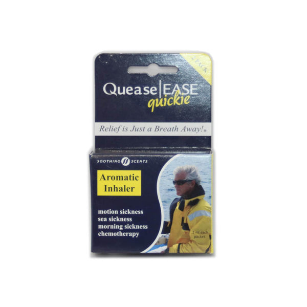 Quease Ease Quickie Inhaler - Motion Sickness Relief - 2pk