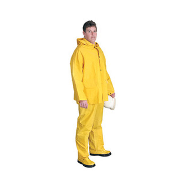 Radnor -  Yellow .32 mm Polyester And PVC 3 Piece Rain Suit X-Large | RAD64055903