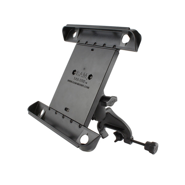 Ram - Yoke Clamp Mount With Tab-Tite Universal Clamping Cradle For The Ipad 1-4 With Or Without Case | RAM-B-121-TAB3U