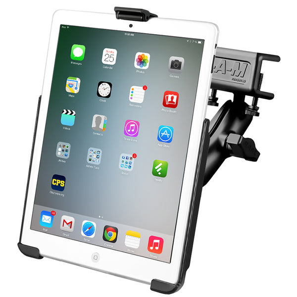Ram - Glare Shield Clamp Mount With Ez-Roll’R™ For Ipad Mini 1-3 Without Case | RAM-B-177-AP14U