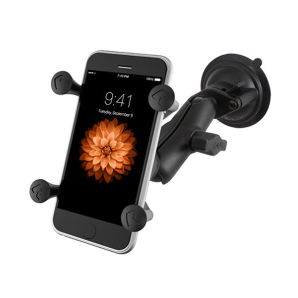 Ram - Composite Twist Lock Suction Cup With X-Grip For Cell/Iphone | RAP-B-166-UN7U