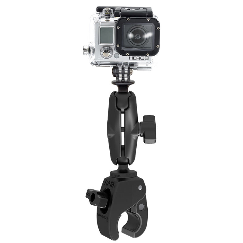 Ram - Small Tough-Claw Mount With Custom Gopro Hero Adapter | RAP-B-40 ...