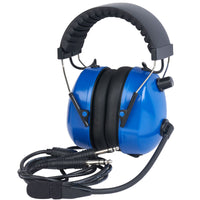 Wicom - Mono Aviation Headset, Blue | AVHM10-B