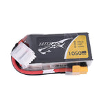Tattu - 1050mAh 14.8V 75C 4S1P Full Size FPV Racing Quad battery with XT-60 Plug