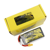 Tattu - 1550mAh 22.2V 120C 6S1P Full Size FPV Racing Quad battery with XT60 Plug