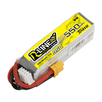 Tattu - 550mAh 11.1V 95C 3S1P Mini Quad FPV Battery with XT30 Plug