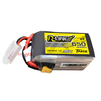 Tattu - 650mAh 22.2V 95C 6S1P Mini Quad FPV Battery with XT30 Plug
