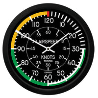 Trintec - Wall Clock, Airspeed Indicator, 2060 10" | 2061-10