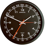 Trintec - Zulu Time Wall Clock, Black Face, 10" | DSP01