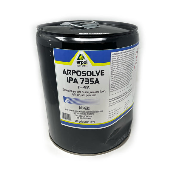 Isopropyl Alcohol,  5 Gallon | MIL TT-I-735A | TTI735A-5GL