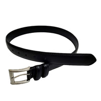 Aero Phoenix - Belt, Black Leather / Silver, Size 32