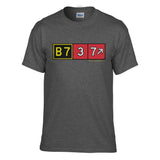 Boeing 737 Airport Taxiway Sign Aviation Pilot T-Shirt