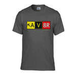 AV8R (Aviator) Airport Taxiway Sign Aviation Pilot T-Shirt